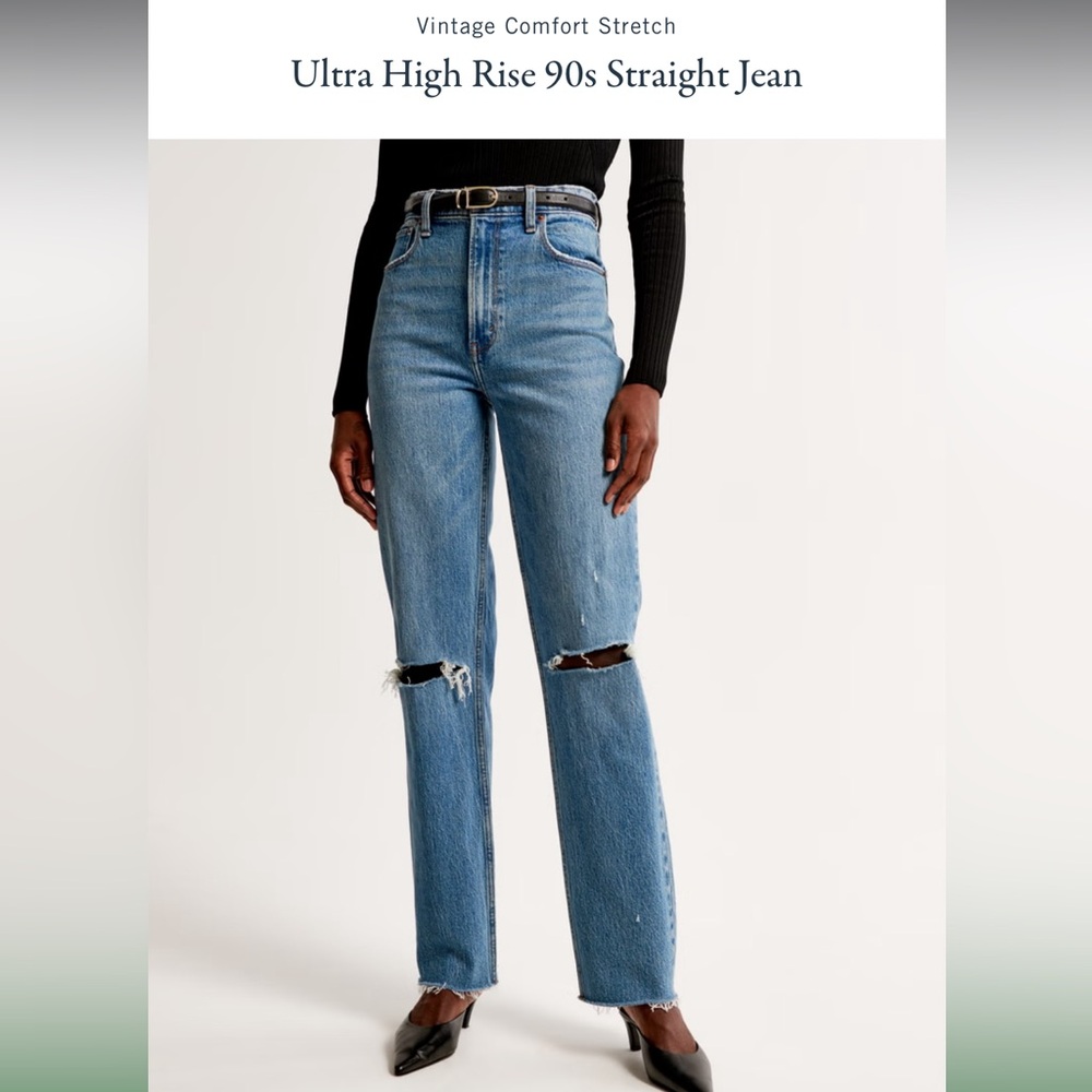 Abercrombie & Fitch
Ultra High Rise 90s Straight Jean